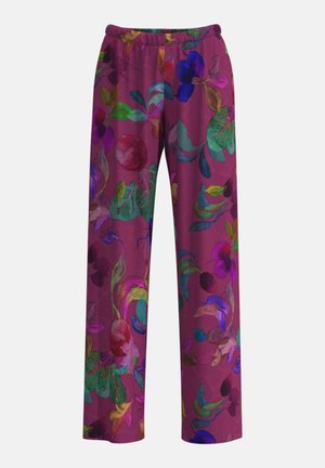 mey, MEY HOSE LANG SERIE COSMIC GARDEN FLORAL - Nachtwäsche Hose - crushed berry