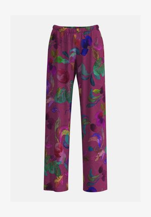 mey, MEY HOSE LANG SERIE COSMIC GARDEN FLORAL - Nachtwäsche Hose - crushed berry
