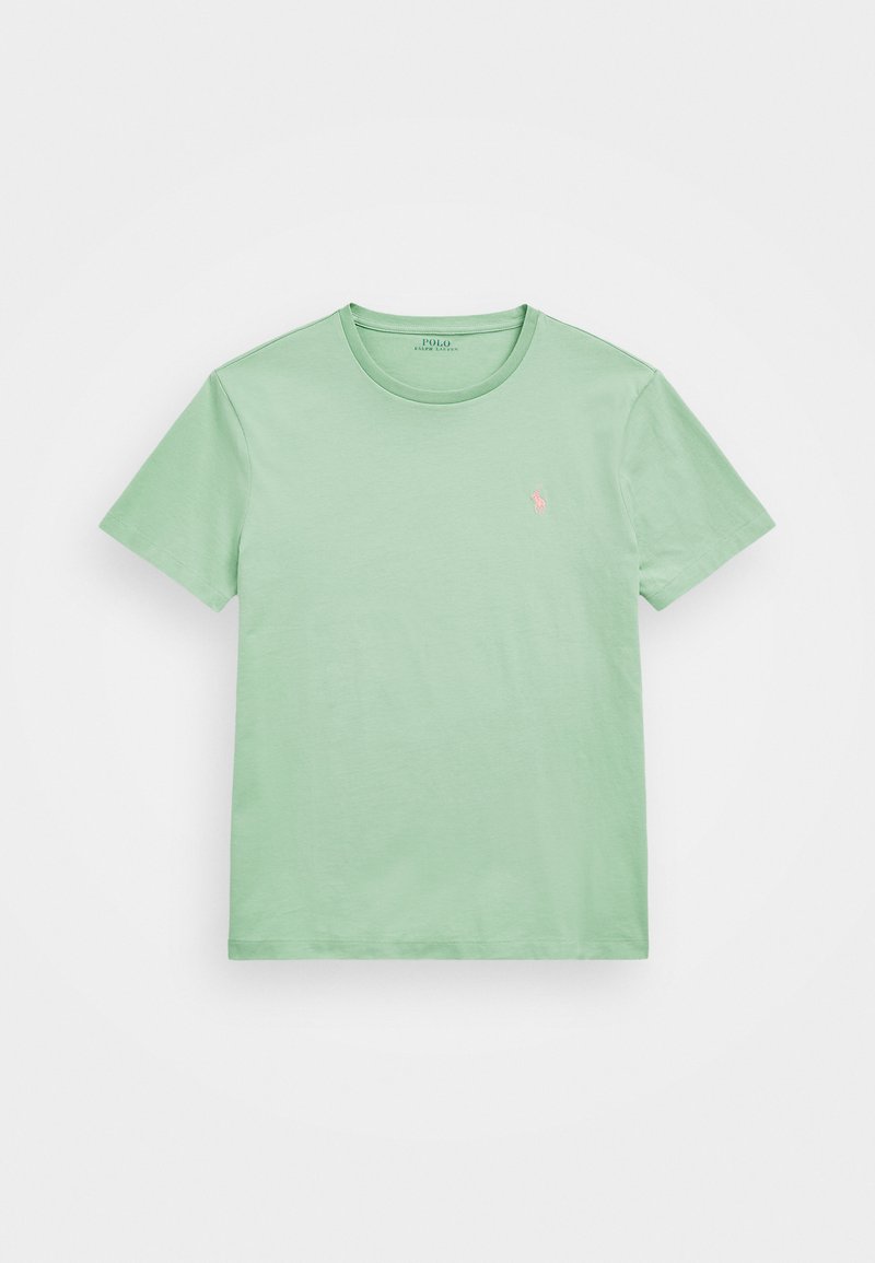 Polo Ralph Lauren - CUSTOM SLIM FIT JERSEY CREWNECK T SHIRT - T-shirt basic - essex green, Ingrandire