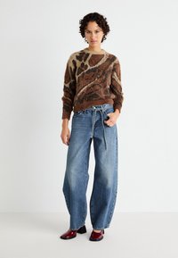 Vero Moda VMALEA ONECK - Πουλόβερ - silver mink