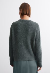 Marc O'Polo BOUCLÉ  - Fleecepullover - deep emerald