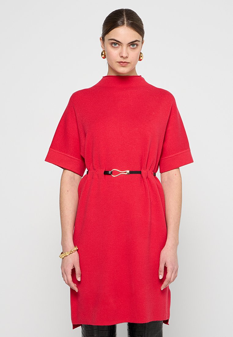 Apart Gebreide jurk rood