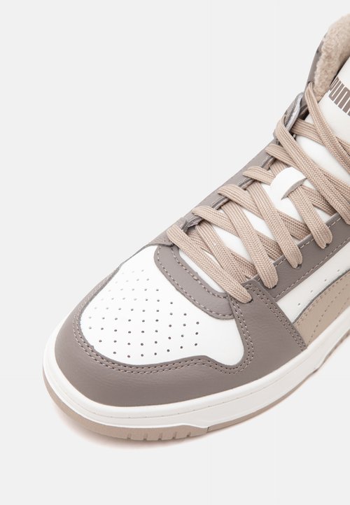 PUMA REBOUND SLAM MID COZY JR UNISEX - High-top trainers - mouse gray/birch/warm white — foto 6