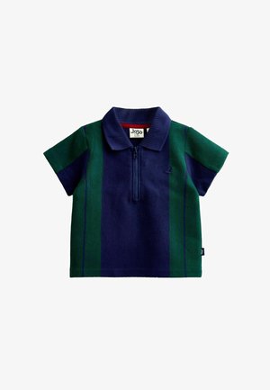 JoJo Maman Bébé, QUATER ZIP POLO SHIRT - Poloshirt - navy blue