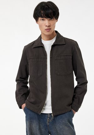 ZIPPED - Spijkerjas - brown