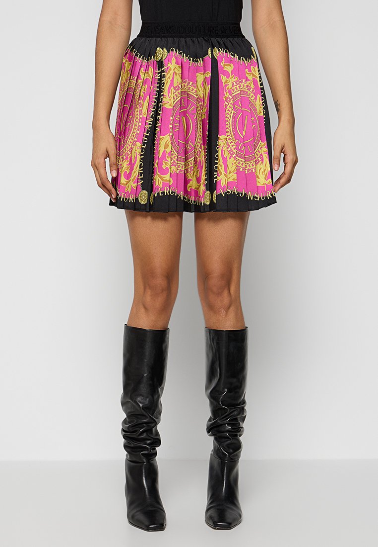 Versace Jeans Couture Plooirok donkerroze Versace Jeans Couture Plooirok donkerroze