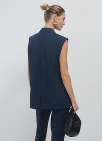 Calliope MONOPETTO GESSATO - Weste - var blu notte