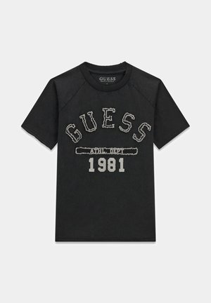 Guess, OVERSIZED T-SHIRT - T-shirts print - schwarz