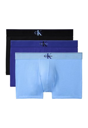 Calvin Klein Underwear, 3 PACK - Trunks - black/blue river fog/blue river