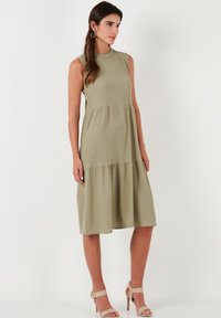LELA REGULAR FIT - Day dress - olive