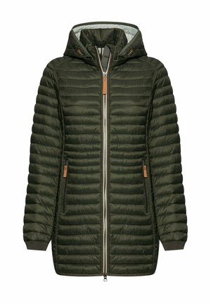 camel active, WASSERABWEISENDE STEPPJACKE MIT REISSVERSCHLUSSTASCHEN - Wintermantel - forest