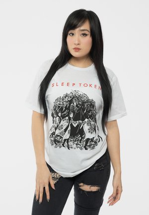 SLEEP TOKEN THE LOVE YOU WANT BAND LOGO - Print T-shirt - white