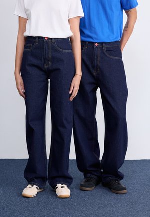 SUPER LOOSE UNISEX - Džínsy voľného strihu - dark blue denim
