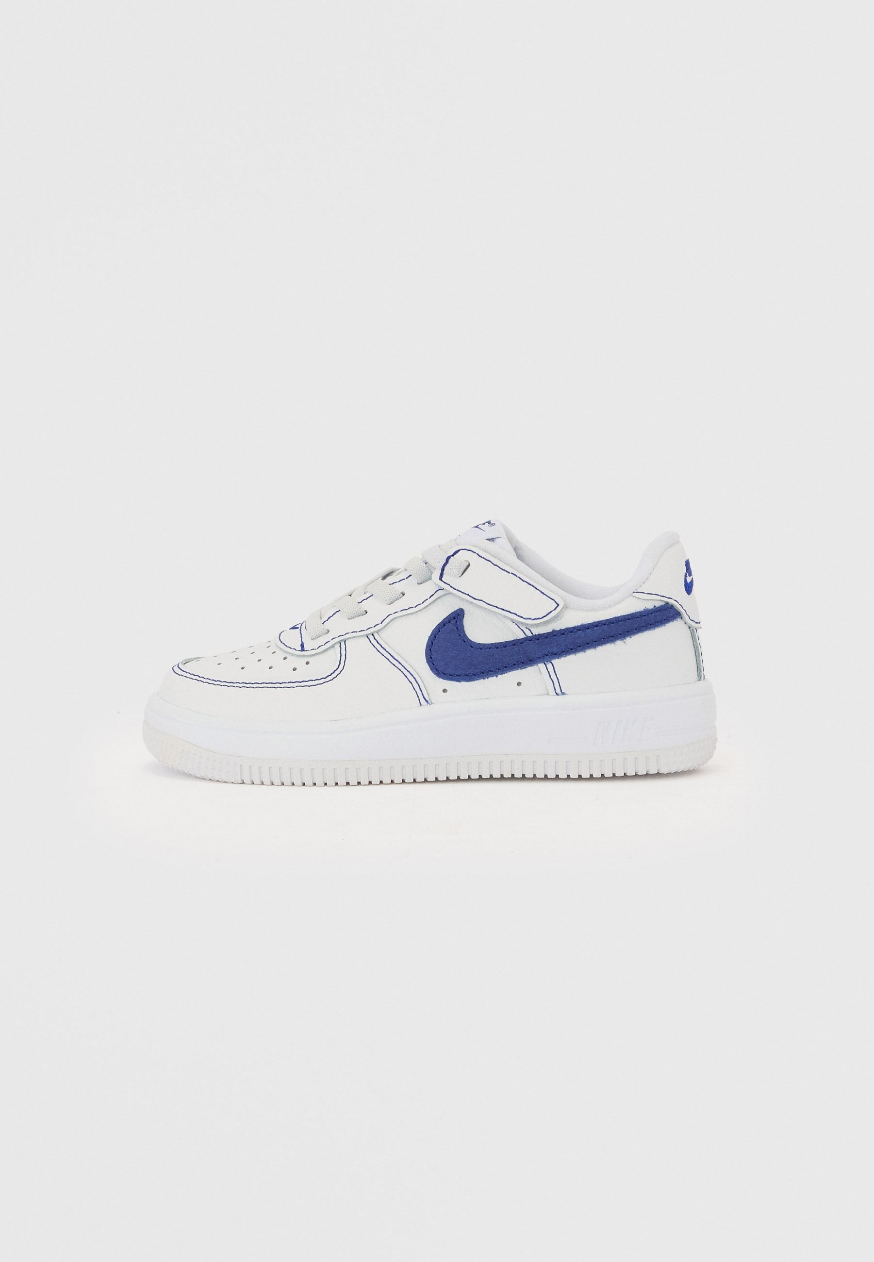Nike Sportswear FORCE 1 LOW EASYON UNISEX - Trainers - white/deep Nike Sportswear FORCE 1 LOW EASYON UNISEX - Trainers - white/deep