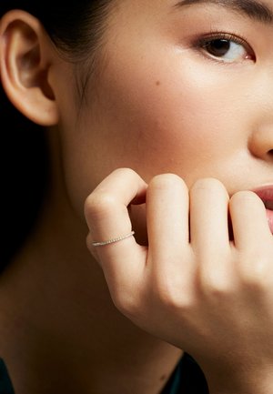 NATURAL DIAMOND RING CERTIFIED 0.19CARAT ETERNITY DIAMOND RINGS 9KT GOLD DIAMOND JEWELLERY GIFTS FOR WOMENS - Ringar - yellow gold