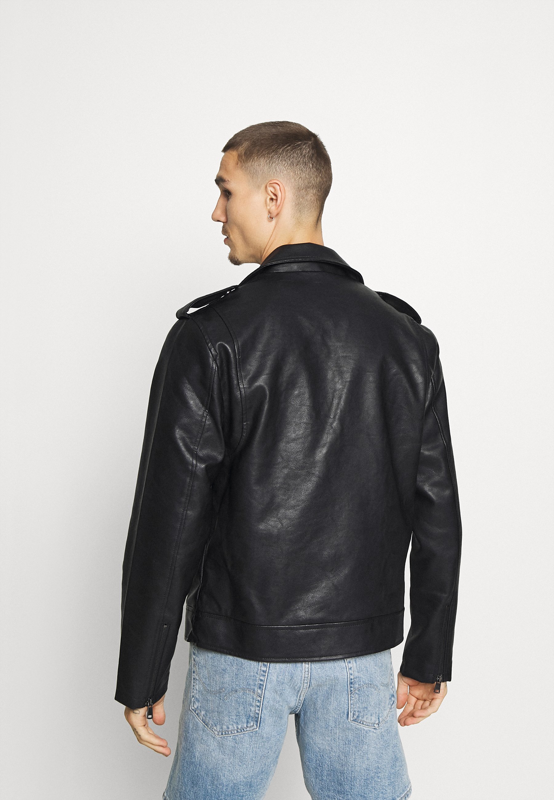 Redefined Rebel RAUL JACKET Imitert skinnjakke black Redefined Rebel RAFAEL JACKET Imitert skinnjakke black