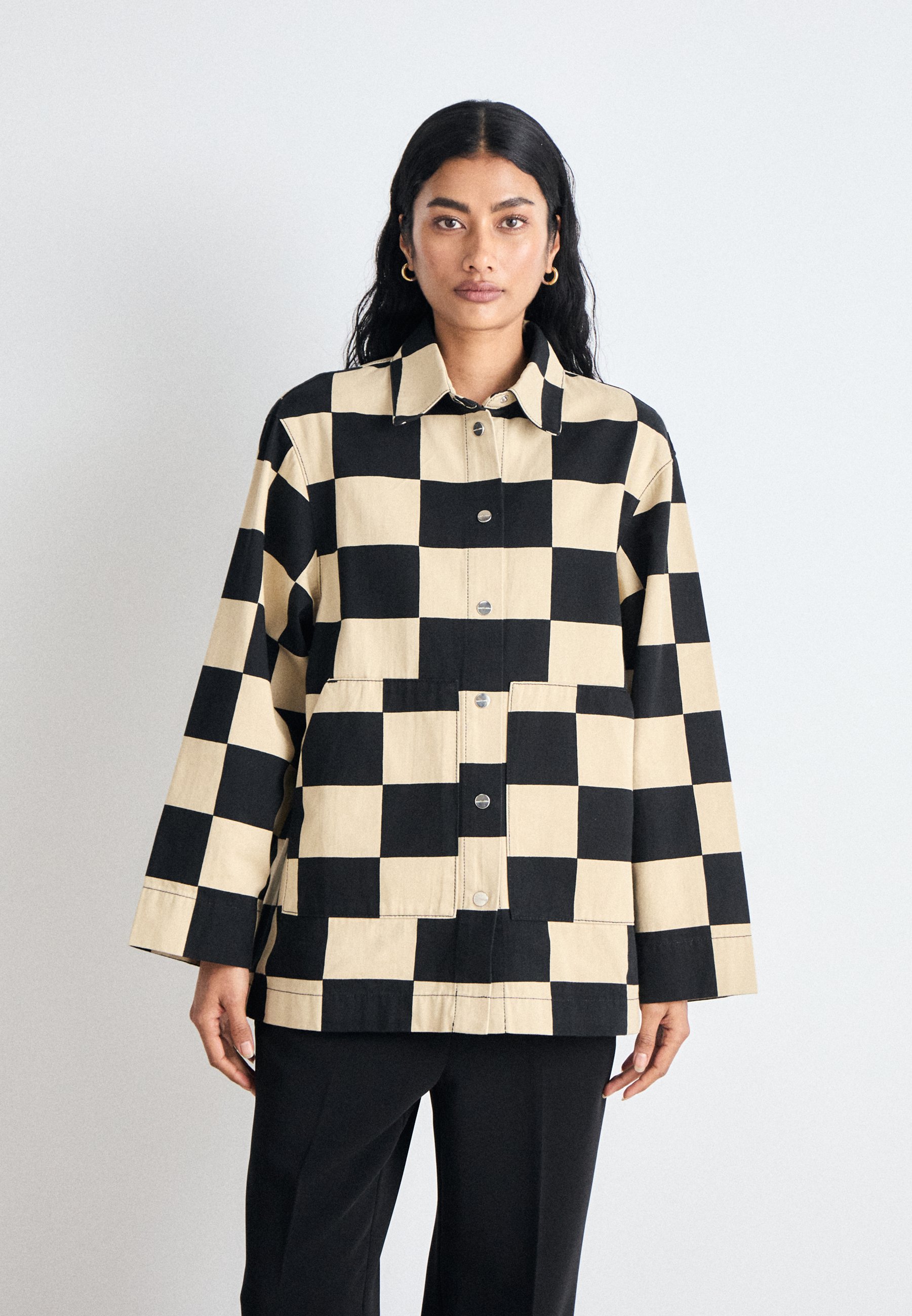 Marimekko POTENSSI KUKKO JA KANA - Summer jacket - beige