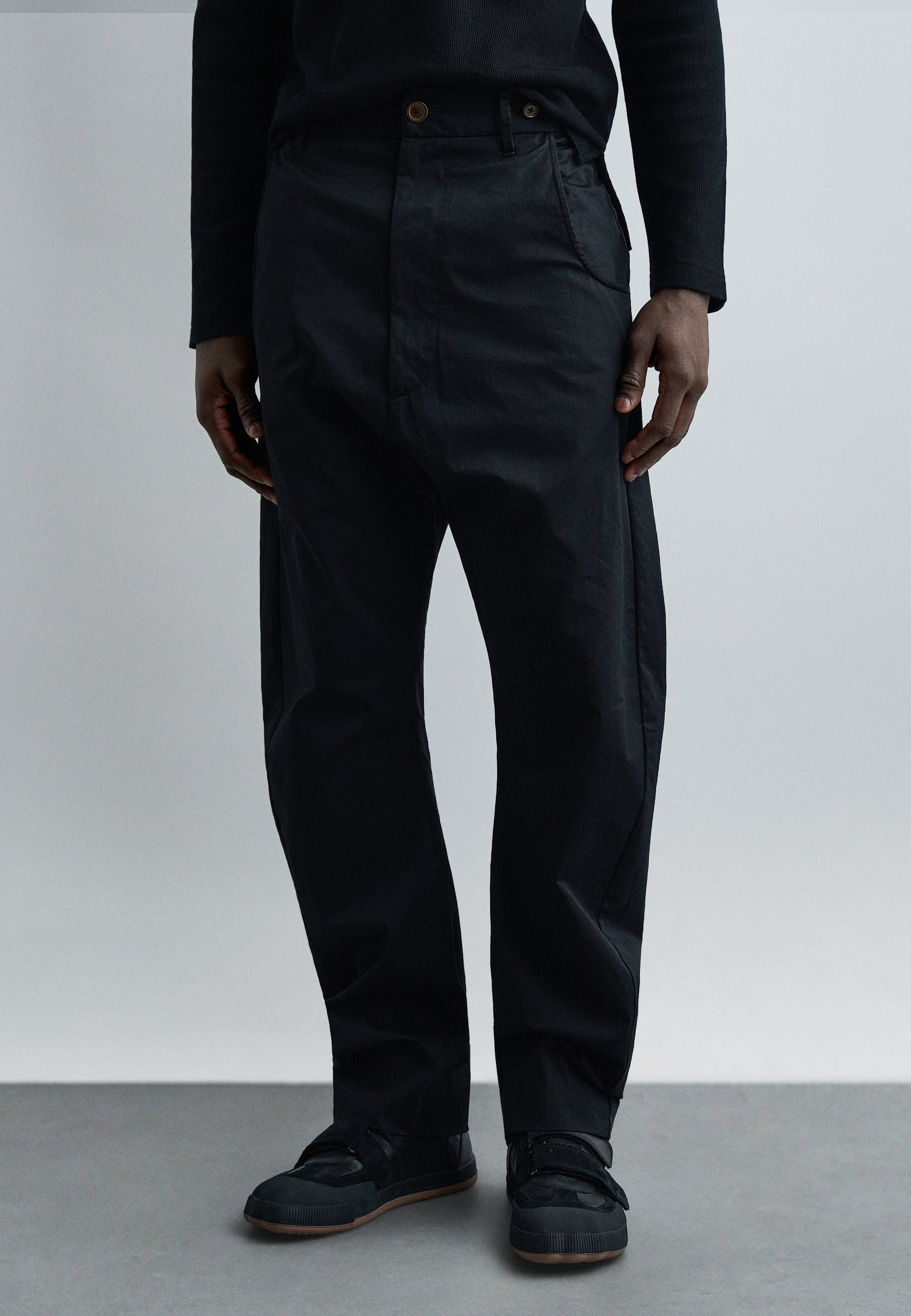 Vivienne Westwood BUCKLE BACK TROUSERS - Trousers - black - Zalando.ie