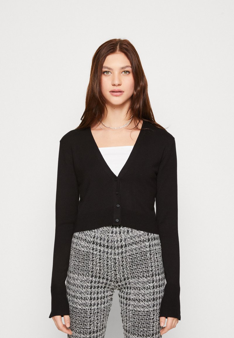 JJXX JXISABEL SOFT NOOS - Vesta na kopčanje - black