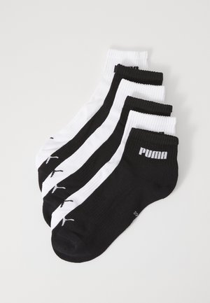 CUSHIONED NEXT QUARTER UNISEX 6 PACK - Calcetines de deporte - black/white