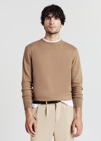 Calliope TINTA UNITA - Strickpullover - marrone