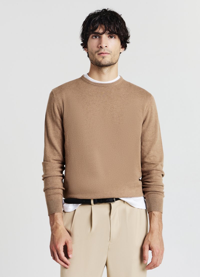 Calliope TINTA UNITA - Strickpullover - marrone