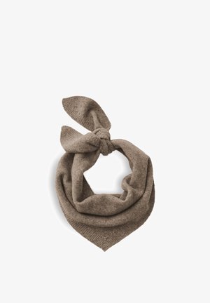 someday., FINE KNIT TRIANGLE SHAPE - Sjaal - taupewood melange
