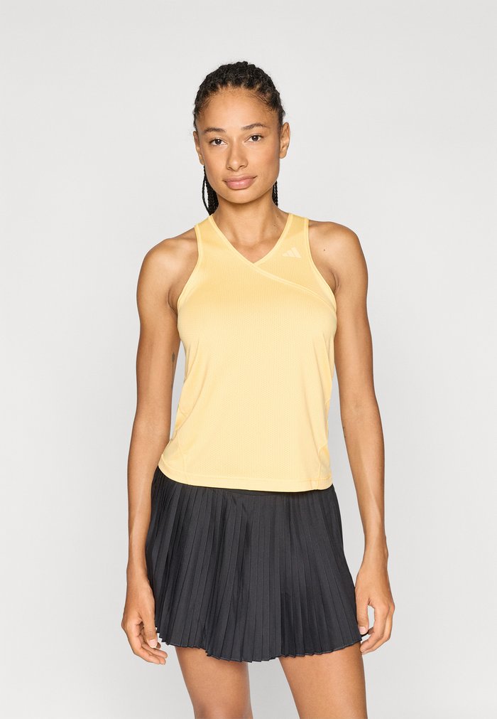 adidas CLUB CLIMACOOL V-NECK TANK - Top - ice tangerine