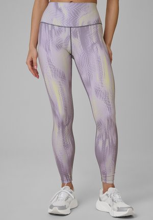 4F, 4F LEGGINSY TRENINGOWE SZYBKOSCHNĄCE DAMSKIE - Leggings - lilac