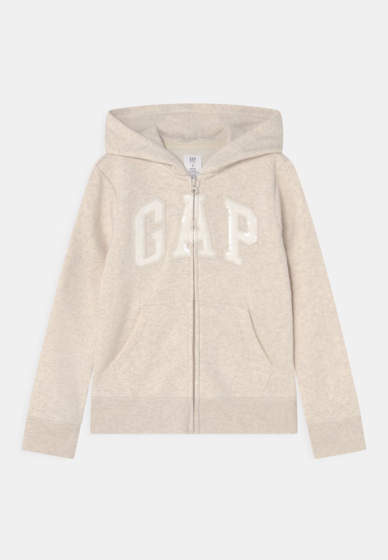 GAP - LOGO - Sudadera con cremallera - oatmeal heather, Ampliar