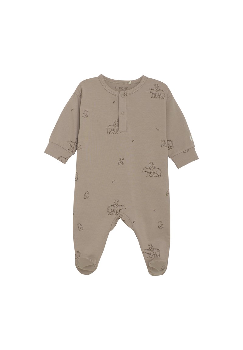 FIXONI LONG SLEEVES - Strampler - mocha meringue