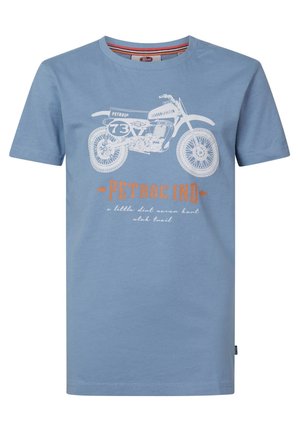 LOGO PRINT - T-shirt med print - dusty blue