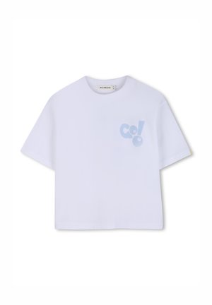 MET KORTE MOUWEN - T-shirt imprimé - blanc