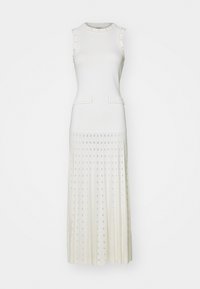 ROBE MIDI DETAILS - Robe pull - ecru