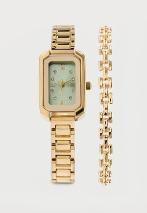 Anna Field, SET - Käekell - gold-coloured/green