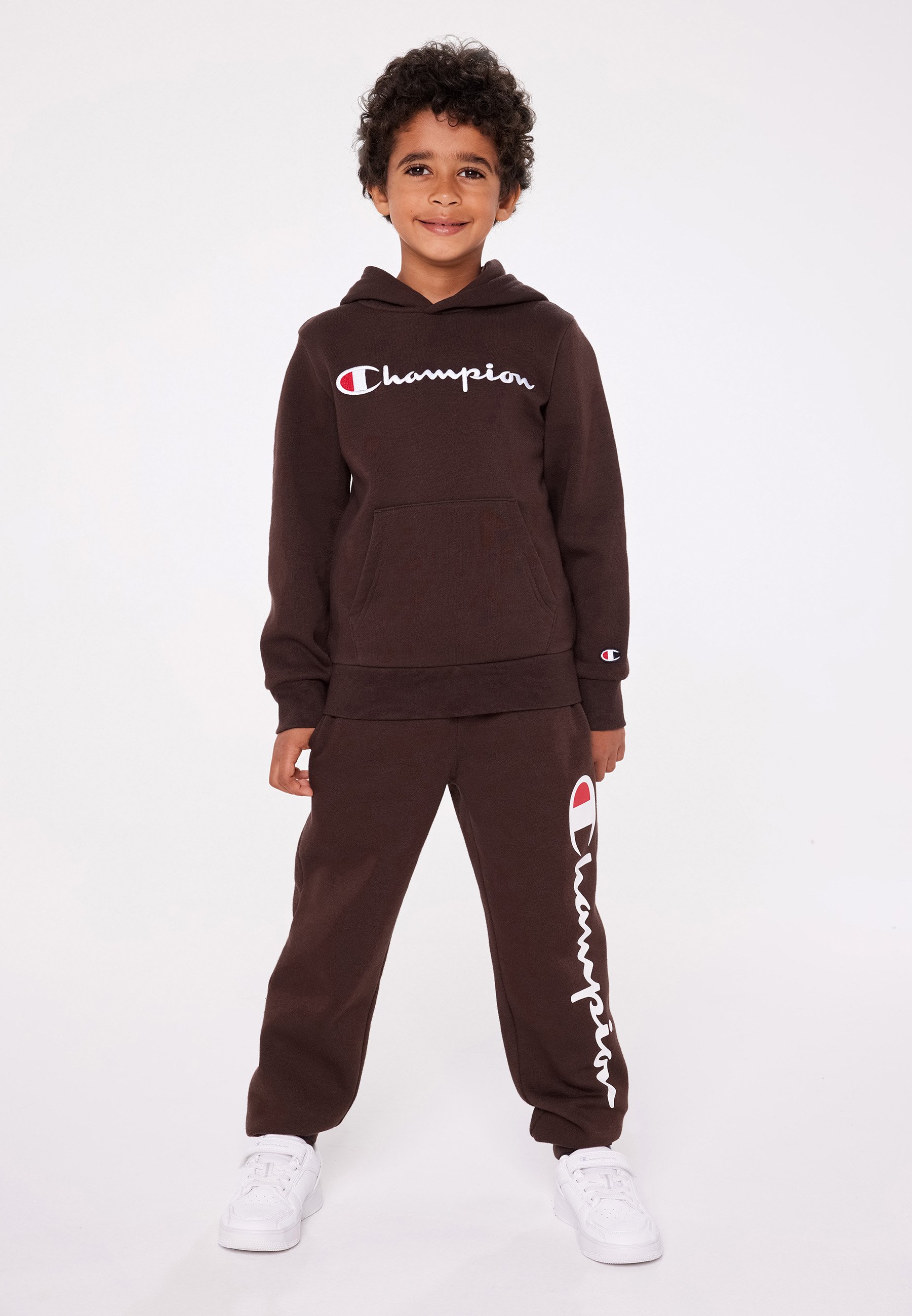 brown champion tracksuit