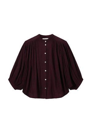 Blouse - dunkelbraun