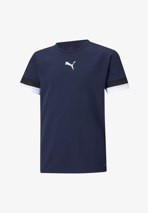 Puma TEAMRISE - T-Shirt sport - blauweiss