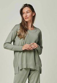 YOU LOOK PERFECT SET - BELLA - Nachtwäsche Set - darkgreen