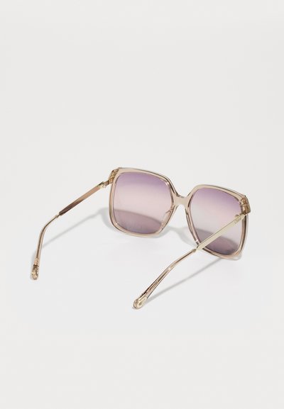 CHLOÉ Ochelari de soare - brown/gold-coloured/violet