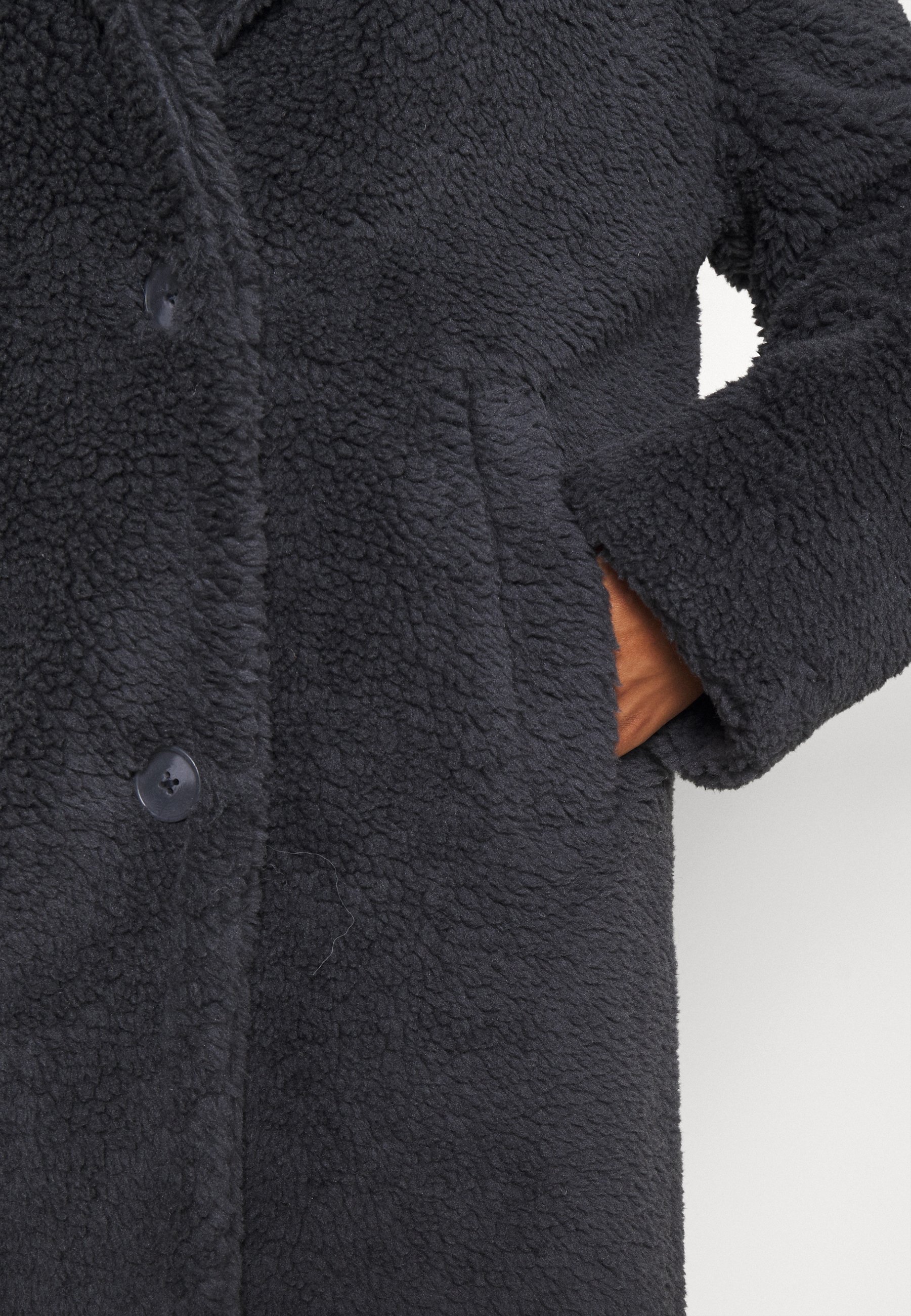 NA-KD TEDDY COAT - Classic coat - dark 