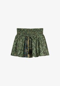 Ikke valgt, green leaf paisley