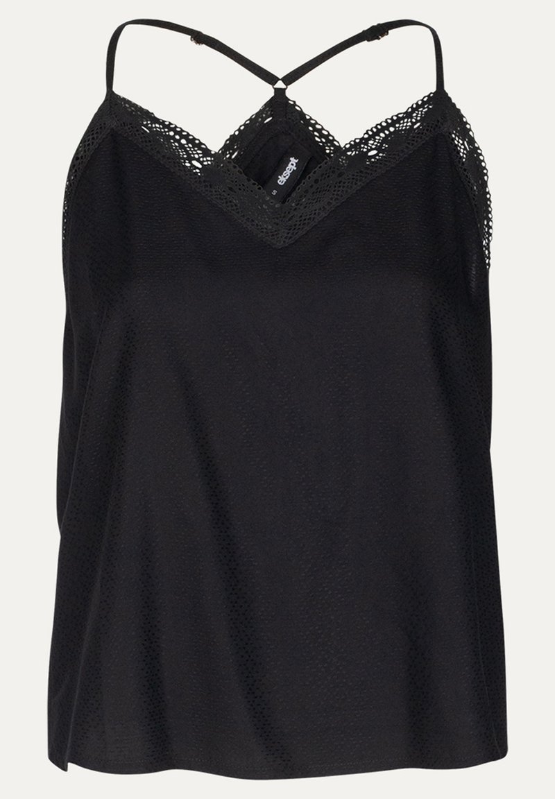 Damen T-Shirts | Eksept by Shoeby JACKIE Bluse black/schwarz - FT01592 Damen T-Shirts | Eksept by Shoeby JACKIE Bluse black/schwarz - FT01592
