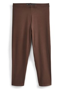 CROPPED  - Leggings - Pantaloni - chocolate brown