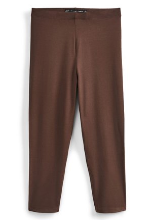 CROPPED  - Tamprės – kelnės - chocolate brown