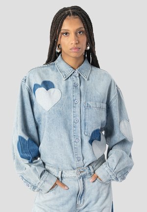 BEBA - Skjortebluser - springlike blue