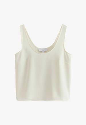 Next, REGULAR FIT - SATIN SCOOP NECK CAMI TOP - Blouse - ecru