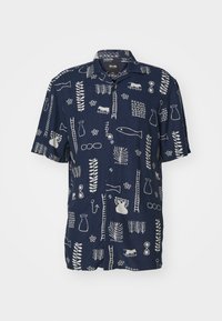 Only & Sons ONSALVIN OBJECT RESORT LINEN MIX - Camicia - navy blazer