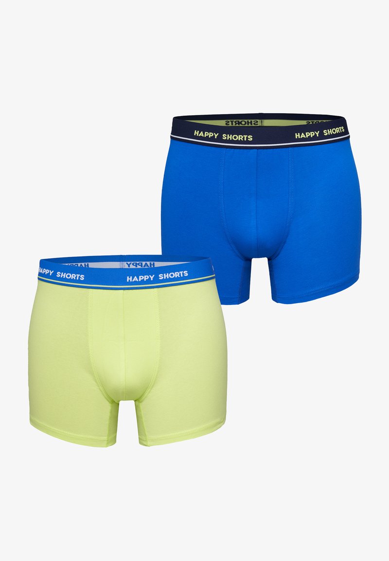 Happy Shorts 2PACK SOLIDS - Bokserit - neon yellow