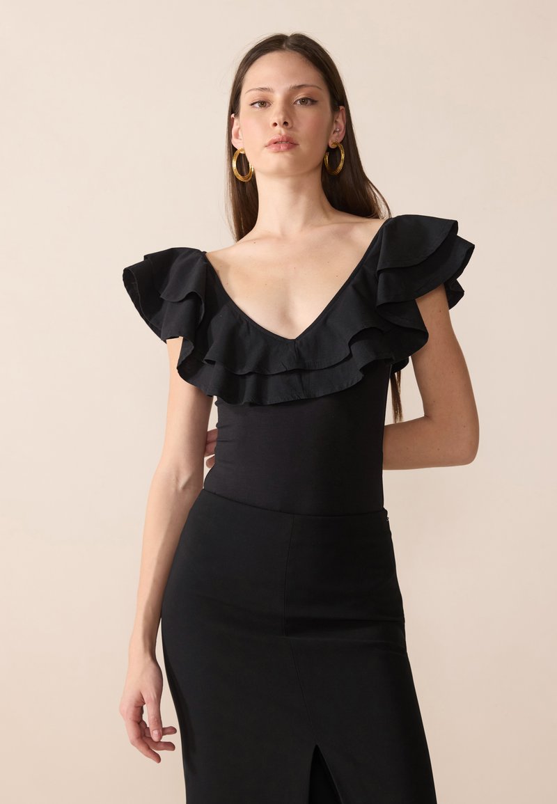 Anna Field Topp - black
